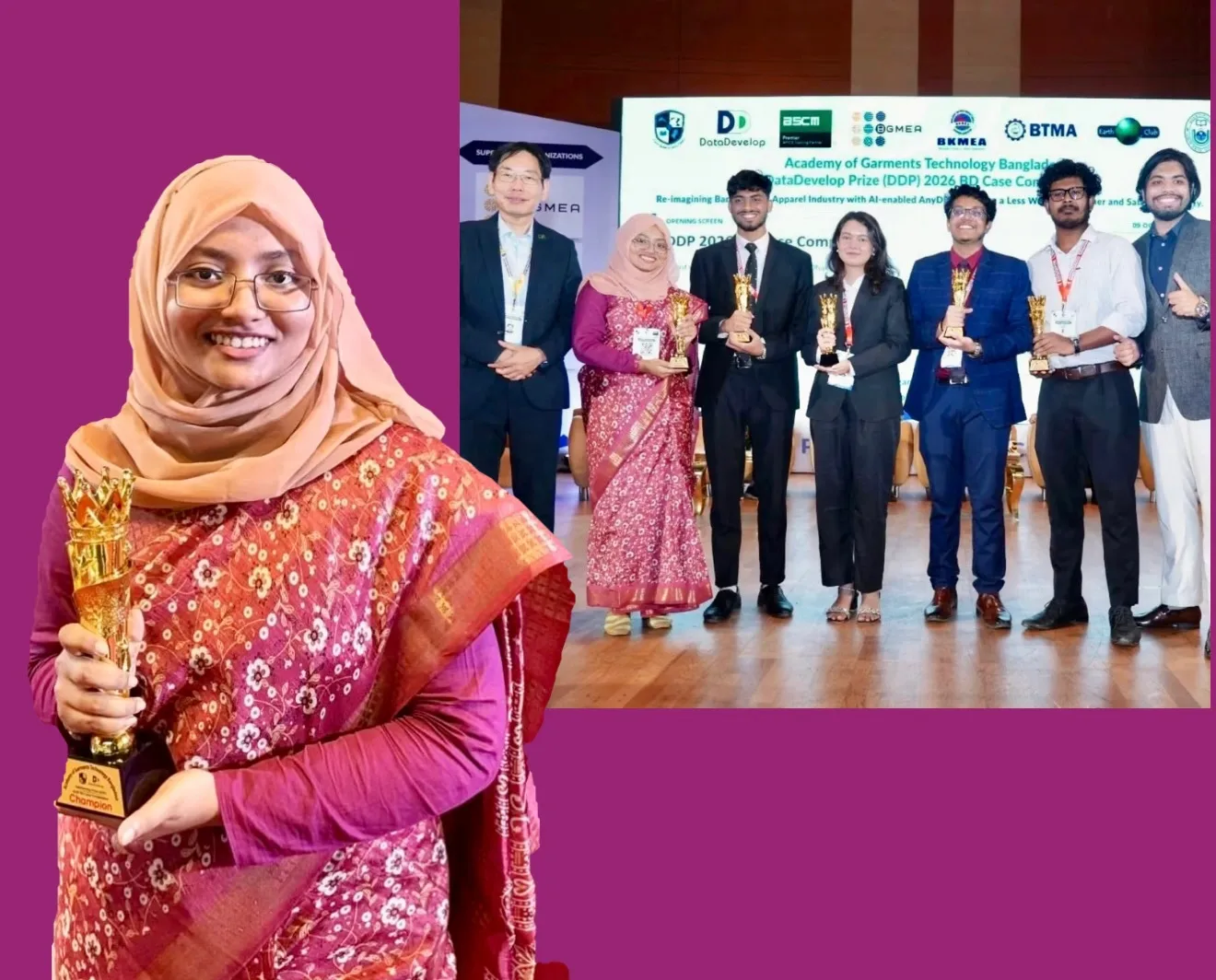 ডেটাডেভেলপ প্রাইজ ২০২৬ এর চ্যাম্পিয়ন 'টিম ল্যাজারাস', গ্লোবাল ফাইনালে বাংলাদেশের প্রতিনিধিত্ব করবেন ঢাবি শিক্ষার্থী সৈয়দা ফাবিহা মাসুদ