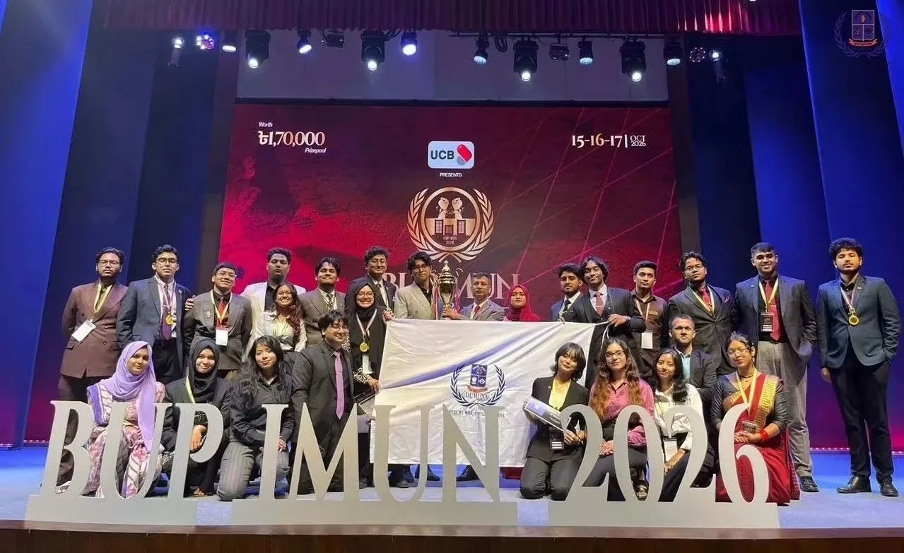 BUPIMUN 2026-এ সেরা Delegation Award জিতল ঢাকা বিশ্ববিদ্যালয় (DUMUNA)